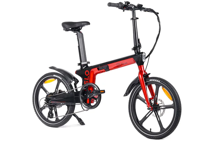 YOUIN Elektrobicykel 20" OSLO CARBON BLACK / RED