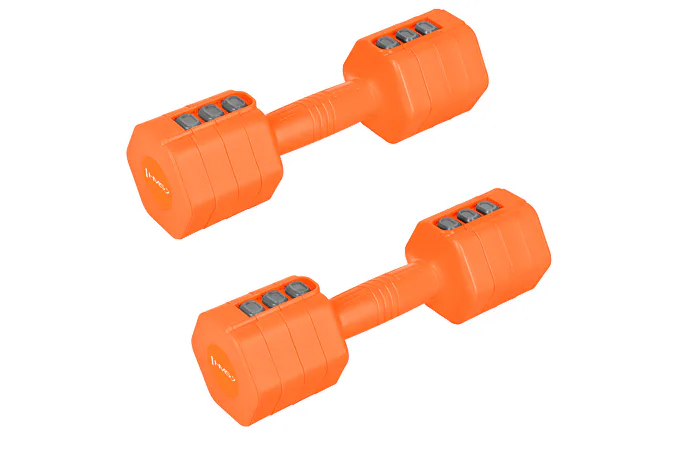 Nastaviteľné činky HMS HL03 2 x 2,5 kg