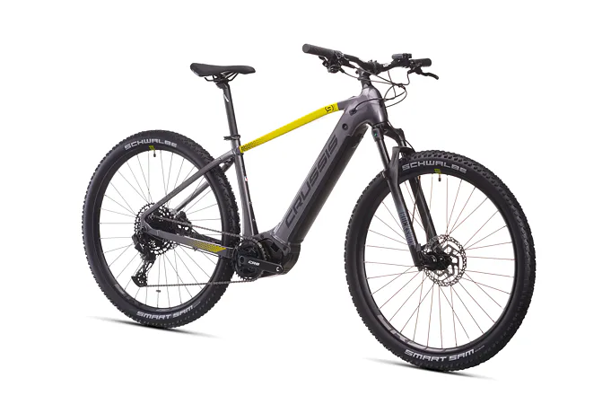 CRUSSIS e-Largo 9.11 20" sivo-žltá 2026