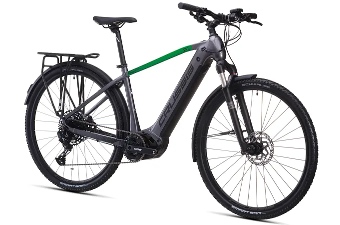 CRUSSIS e-Gordo 9.11-715 Wh 20" sivo-zelená 2026