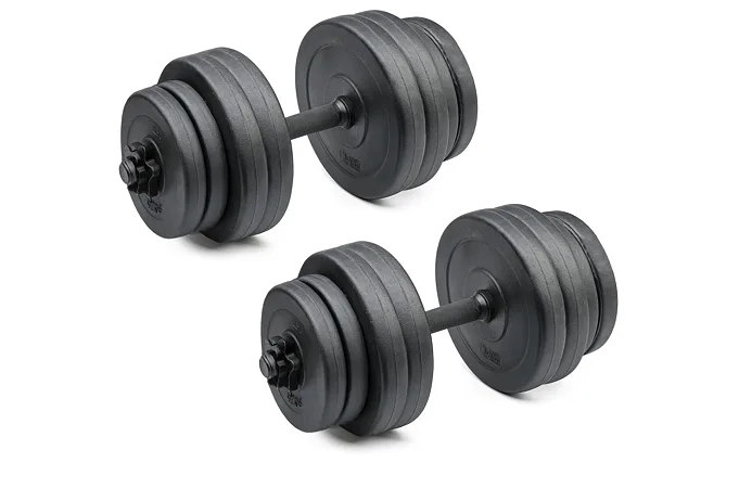 Set jednoručných nakladacích činiek 2 x 15 kg TRINFIT NCP 25 mm
