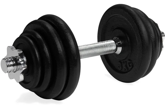 Jednoručná nakladacia činka VIRTUFIT Cast Iron 1 x 15 kg