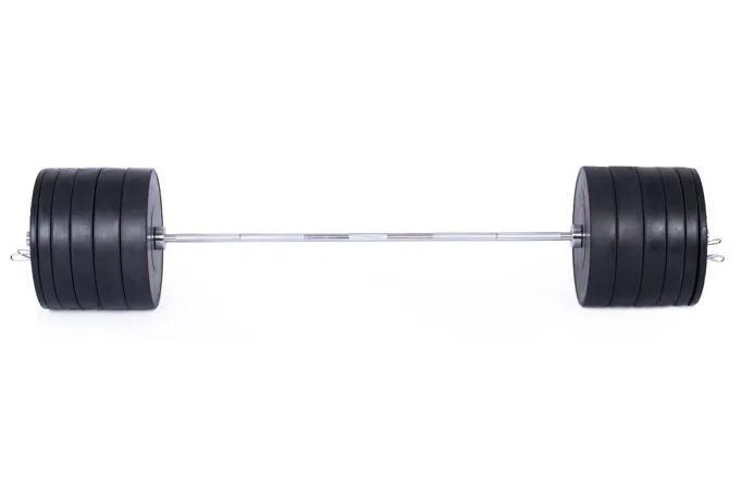 Olympijská činka TRINFIT 220 kg Bumper BLACK