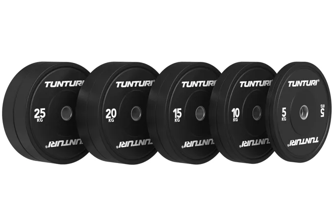 Kotúč Bumper Plate TUNTURI Platinum Čierny