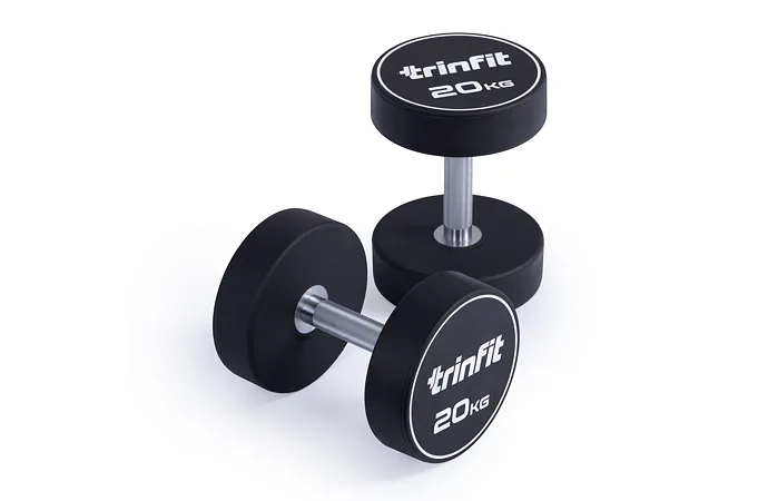 Jednoručné činky TRINFIT ELITE TPU od 2,5 do 55 kg