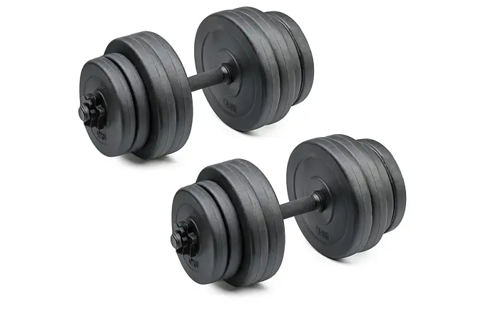 Set jednoručných nakladacích činiek 2 x 15 kg TRINFIT NCP 25 mm
