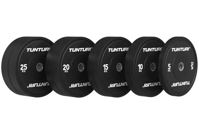Kotúč Bumper Plate TUNTURI Platinum Čierny