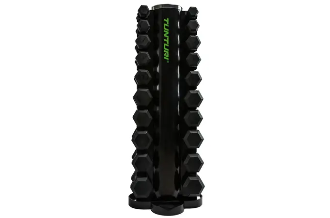 Sada jednoruček TUNTURI Hexa 1-10 kg + stojan